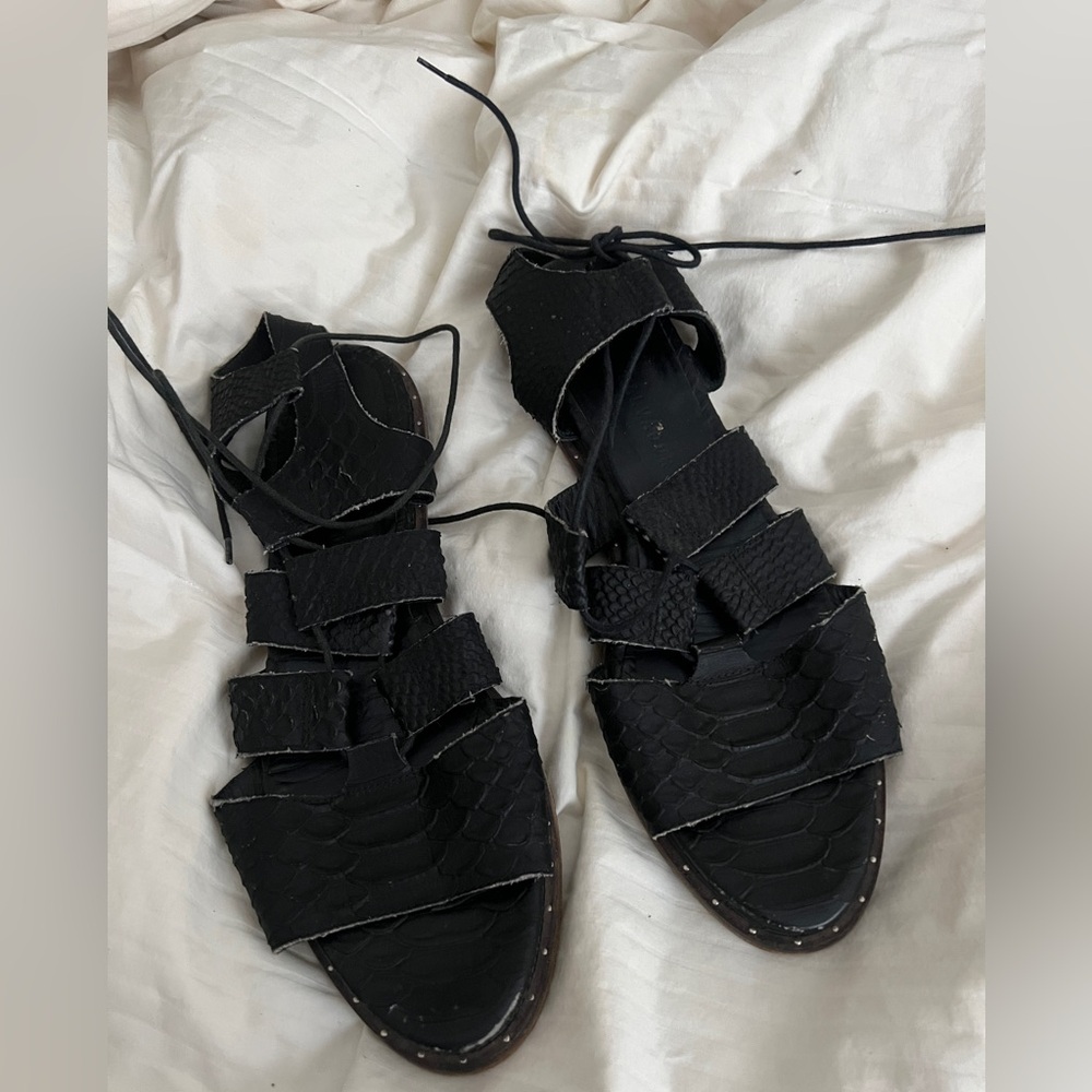 Freda Salvador Snake Black Gladiator